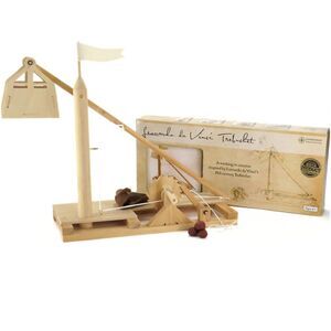 Leonardo Da Vinci TREBUCHET Wooden Model Kit Working Engine Pathfinders NEW